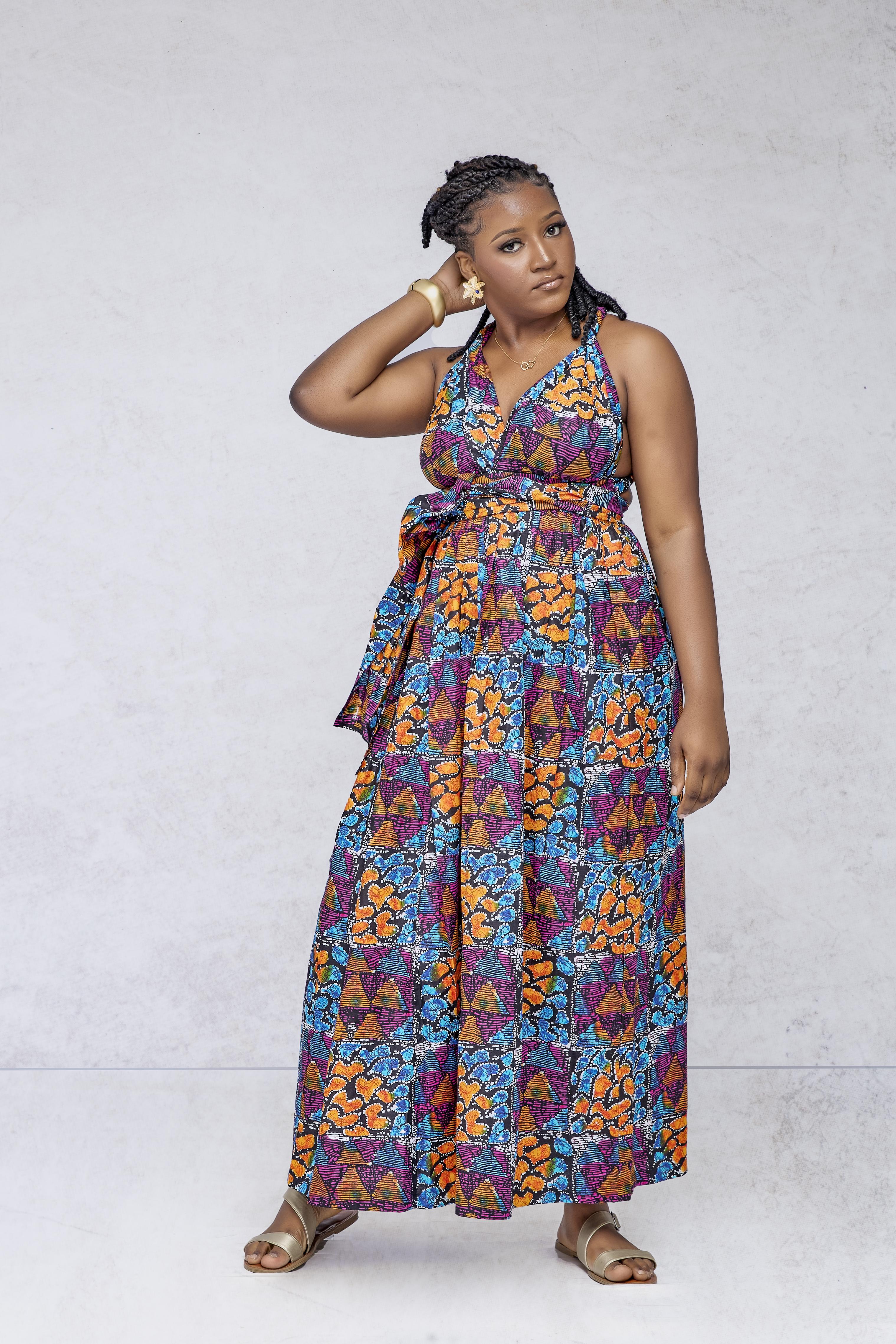 Zekiya — Multicolor Batik Maxi Dress